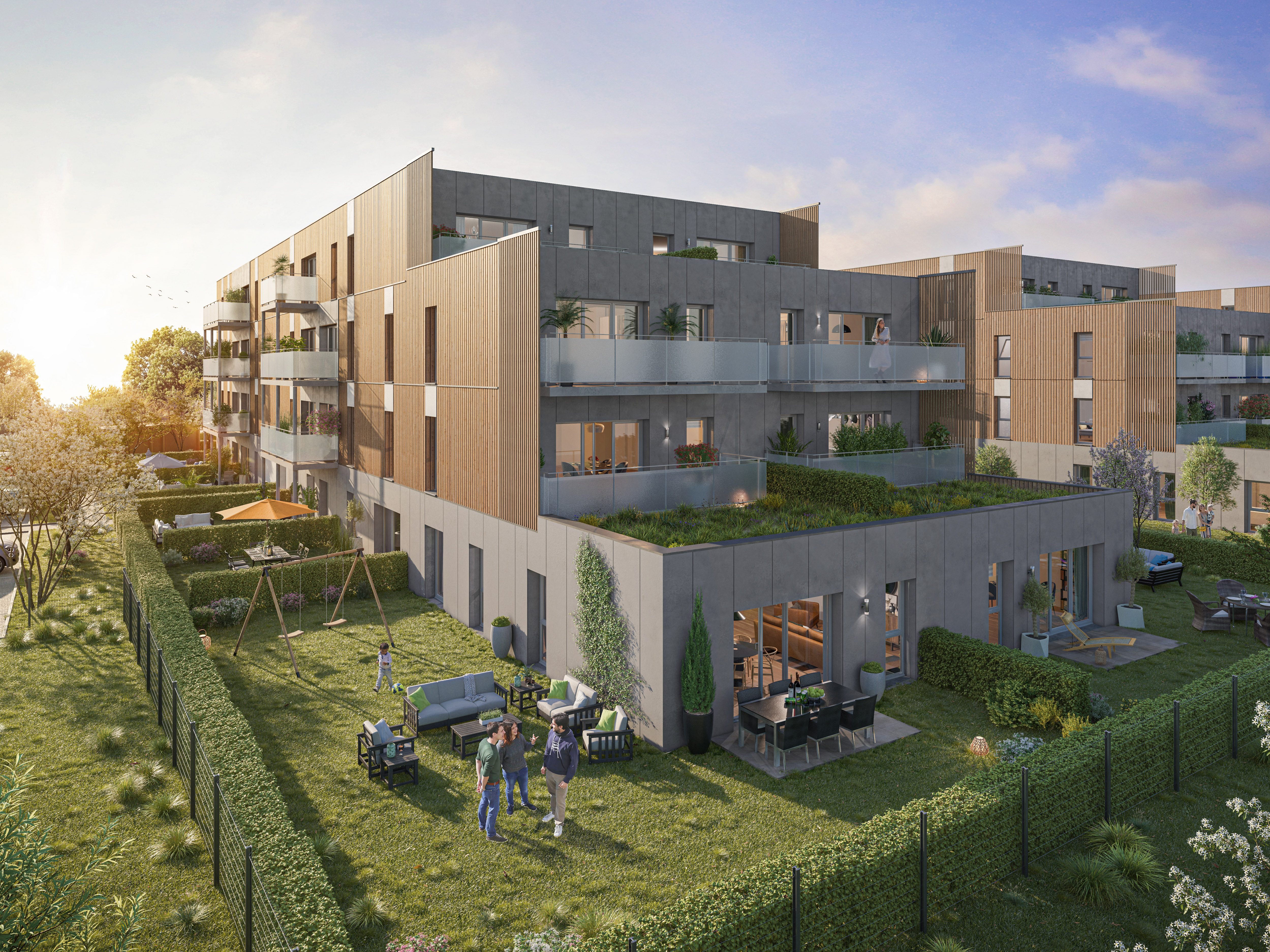Construction biosourcée d'une résidence à Erquinghem-Lys — 2