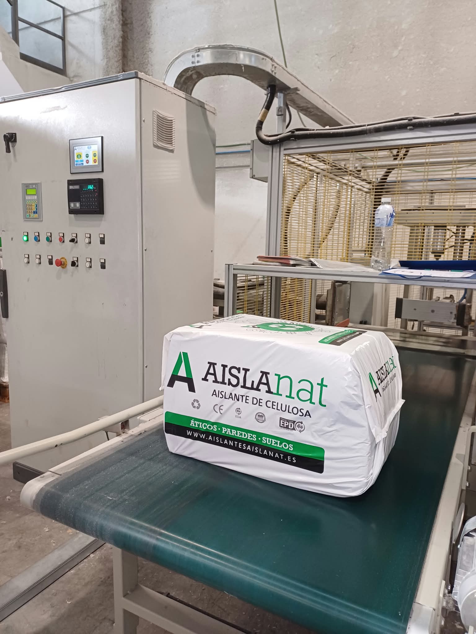 Cellulose wadding for insulation in Spain
