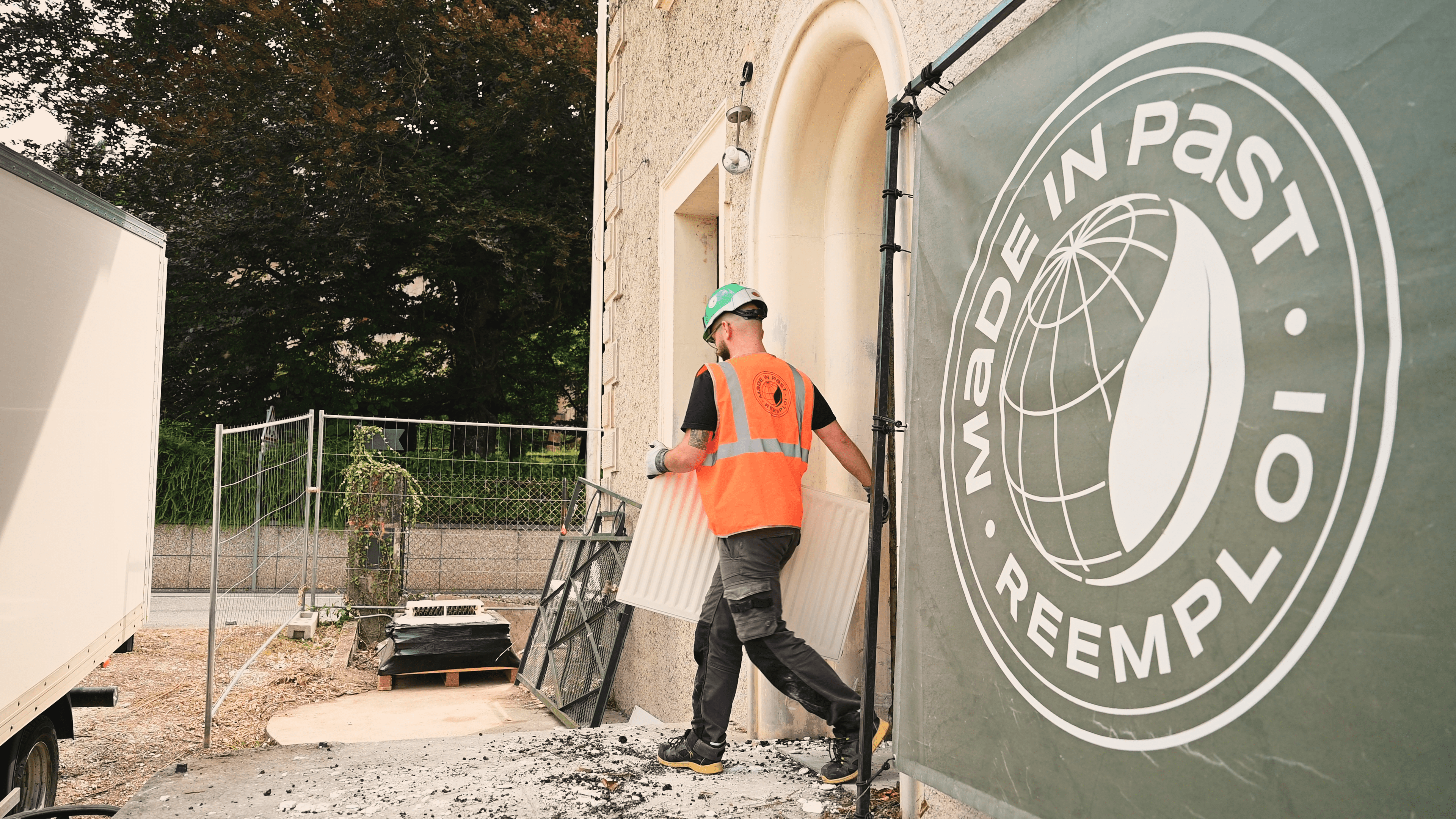 Reconditionnement de matériaux de construction avec Made In Past — 2
